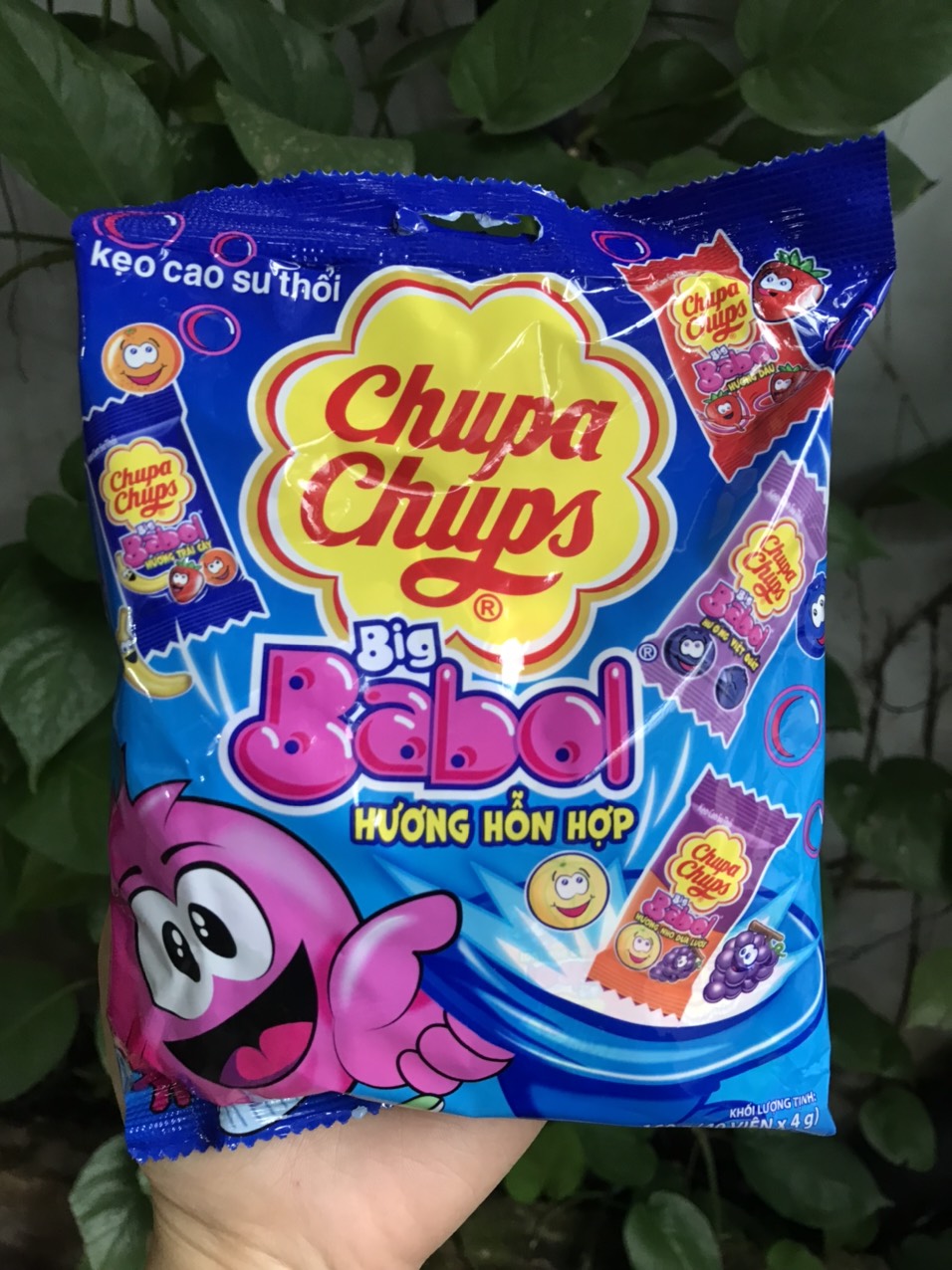 Kẹo Cao Su Thổi Gum Mềm Big Babol Tô Màu hộp 16g càng thổi càng vui