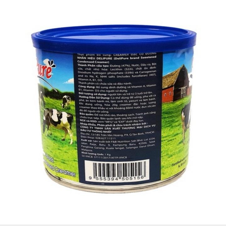 Sữa đặc Delipure 1kg combo 4 lon