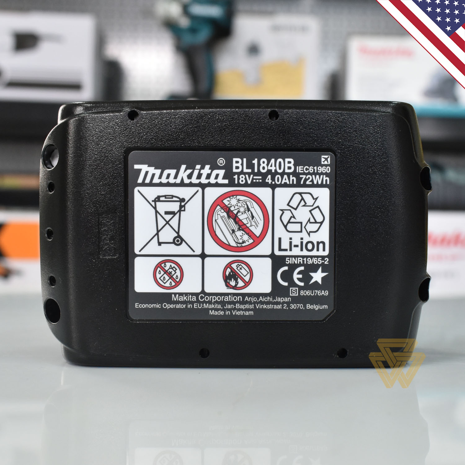 PIN LITHIUM MAKITA BL1840B