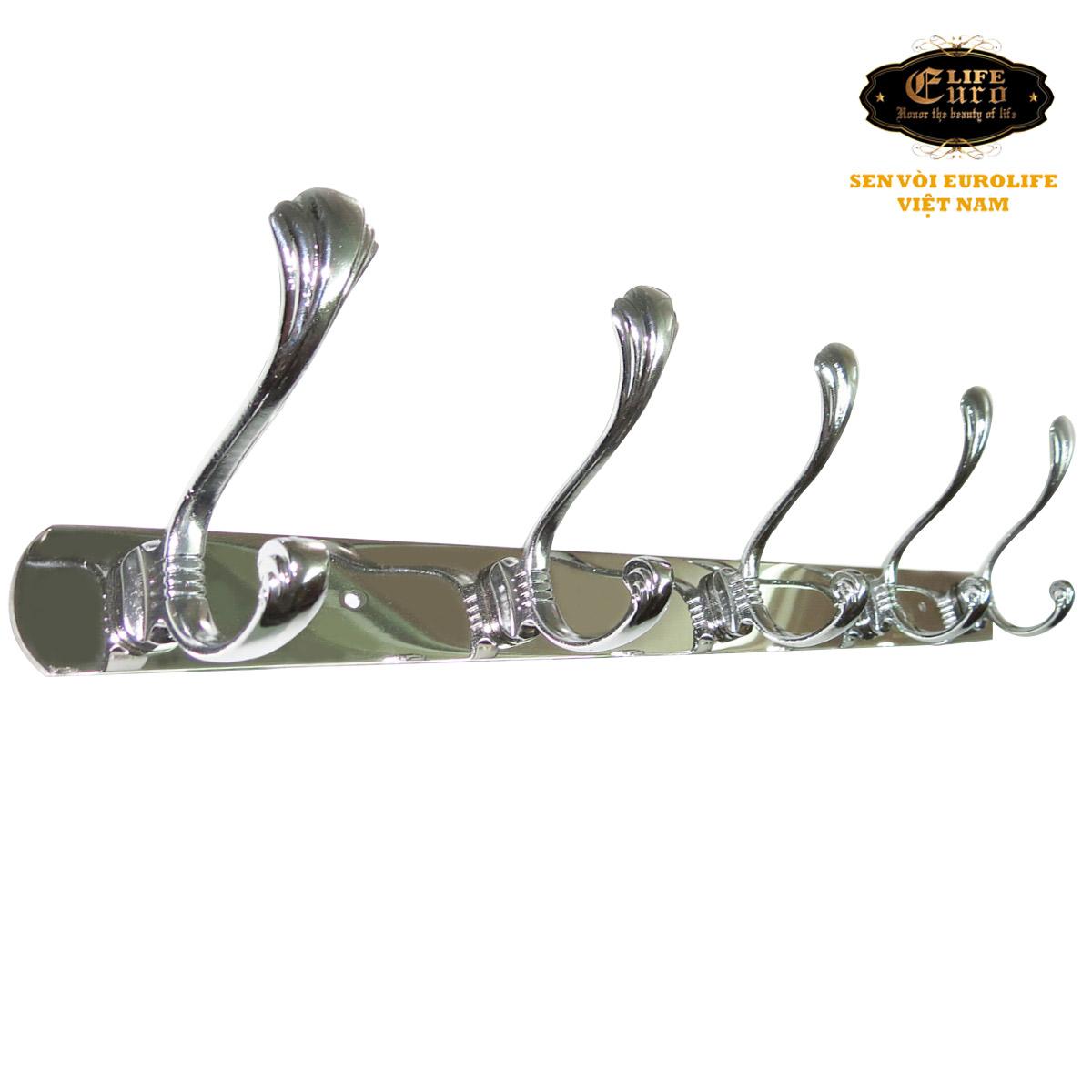 Móc treo quần áo 5 chấu Inox Eurolife EL-M2