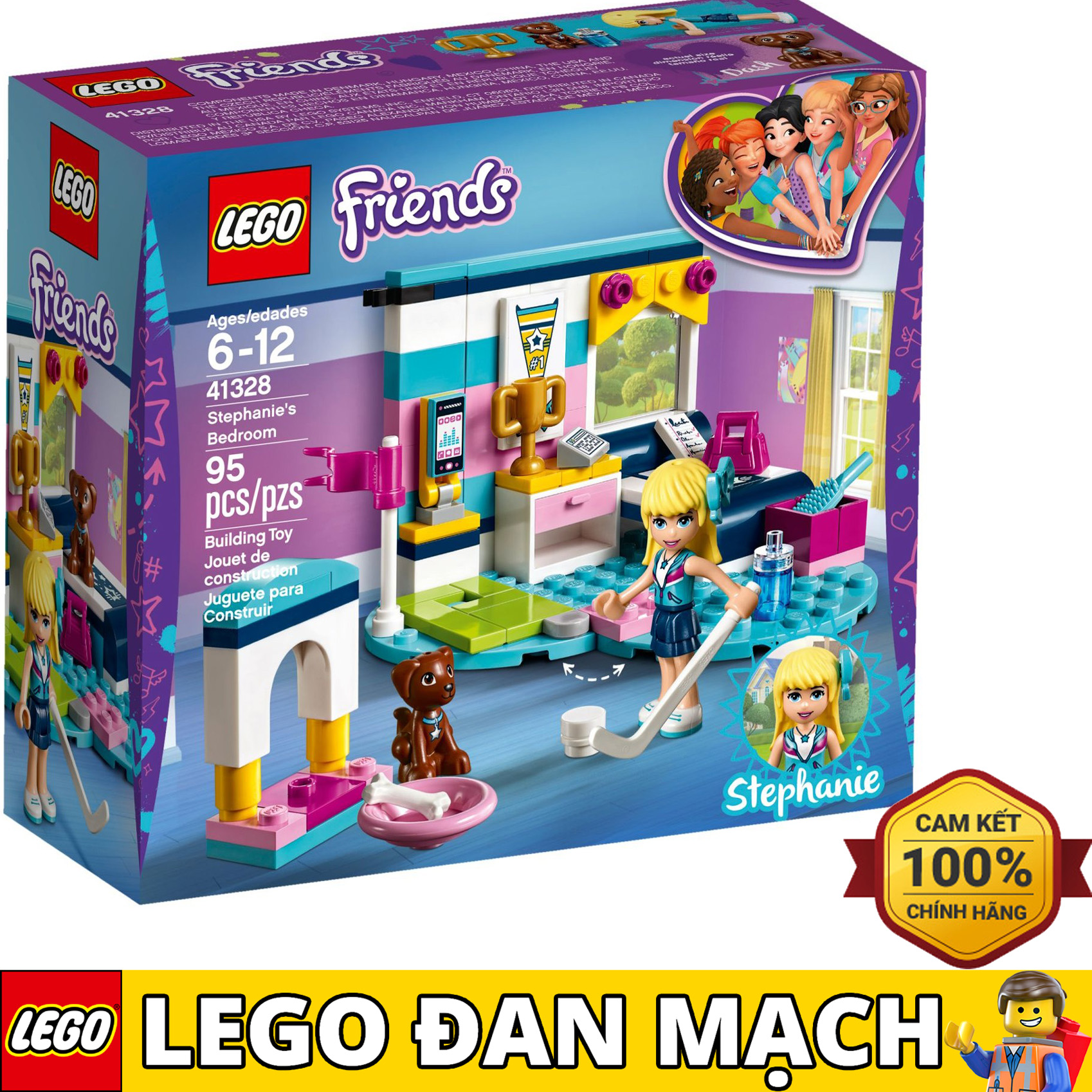 Đồ chơi Lego Friends 41328 - Phòng ngủ của Stephanie