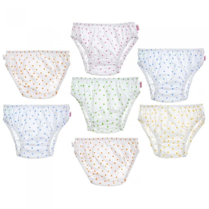 Bộ 7 quần lót thun cotton bé gái Nanio A0125