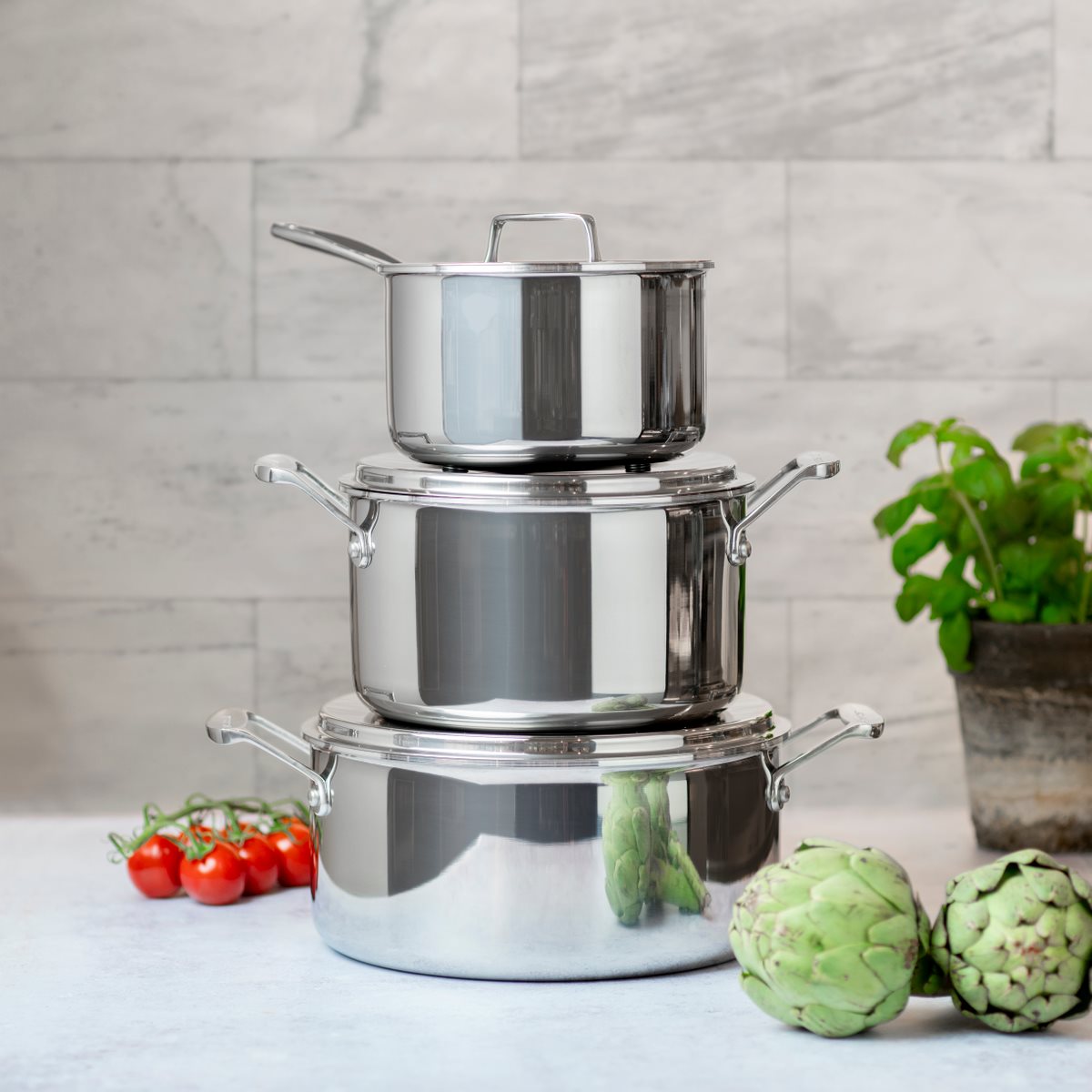 Bộ nồi 3 chiếc Scanpan Fusion5 74000300