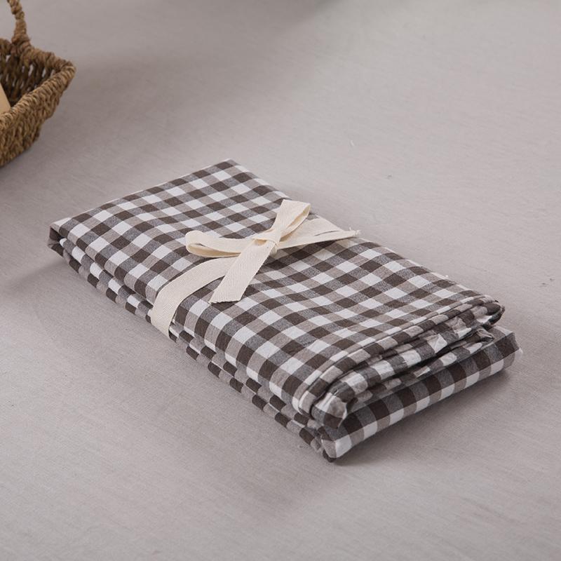 Một Chiếc 100% Cotton Vỏ Gối Bông Giặt Nước 100% Cotton Vỏ Gối Đơn Cặp Bắn 2 Người Lớn Giản Lược Kẻ Sọc Màu