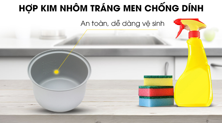 Nồi cơm điện Sharp KS-N182ETV 1.8L