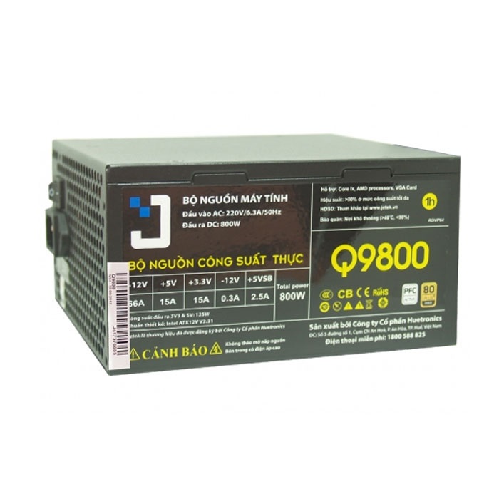 Nguồn Jetek Q9800 80 Plus Gold