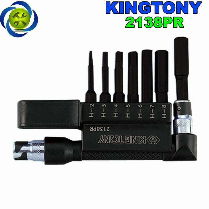 BỘ TUA VÍT LỤC GIÁC 7 CHI TIẾT KINGTONY 2138PR