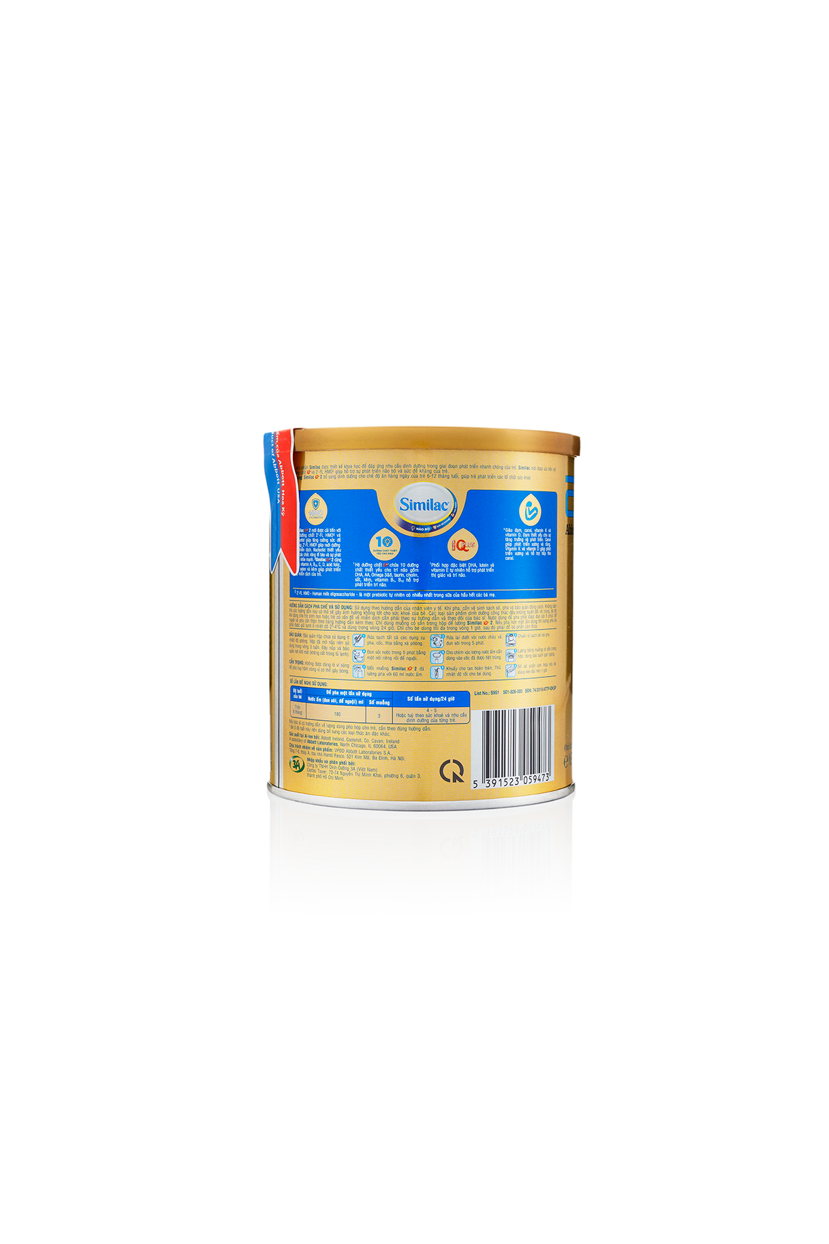 Sữa bột Abbott Similac Eye-Q 2 HMO 400g