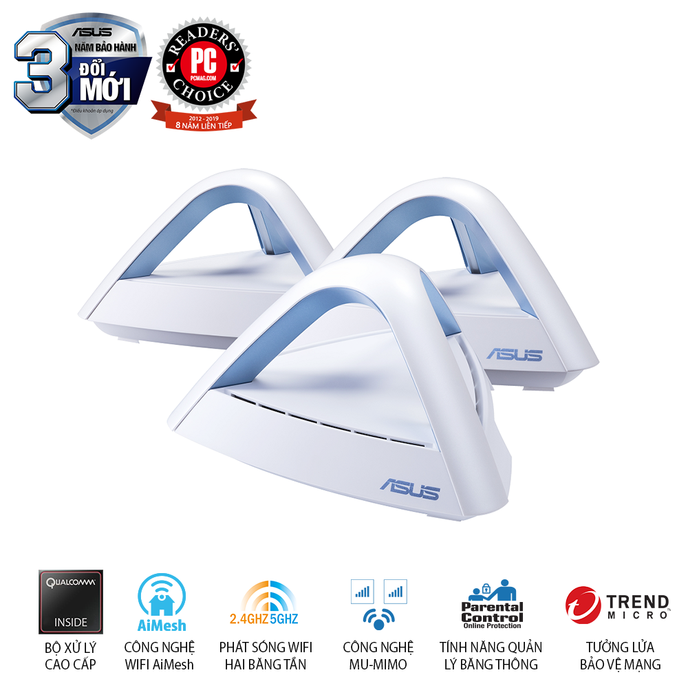 Router ASUS Lyra Trio MAP AC1750 (3 PK)