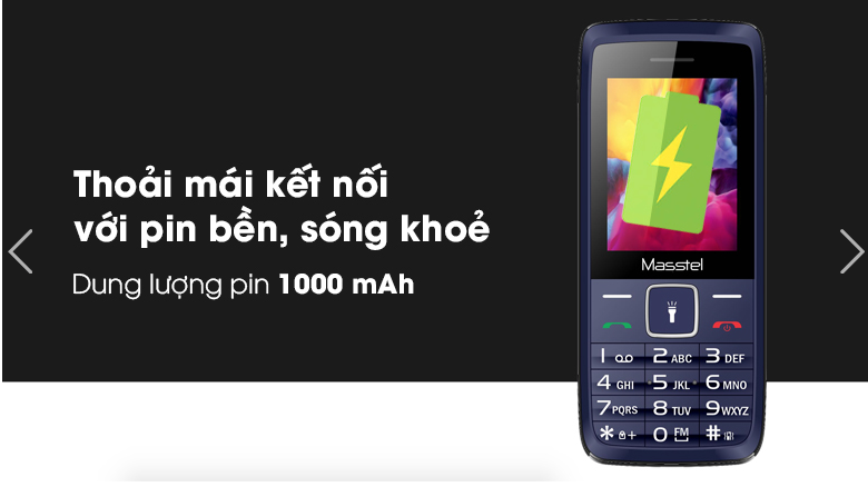 Điện thoại Masstel iZi 200