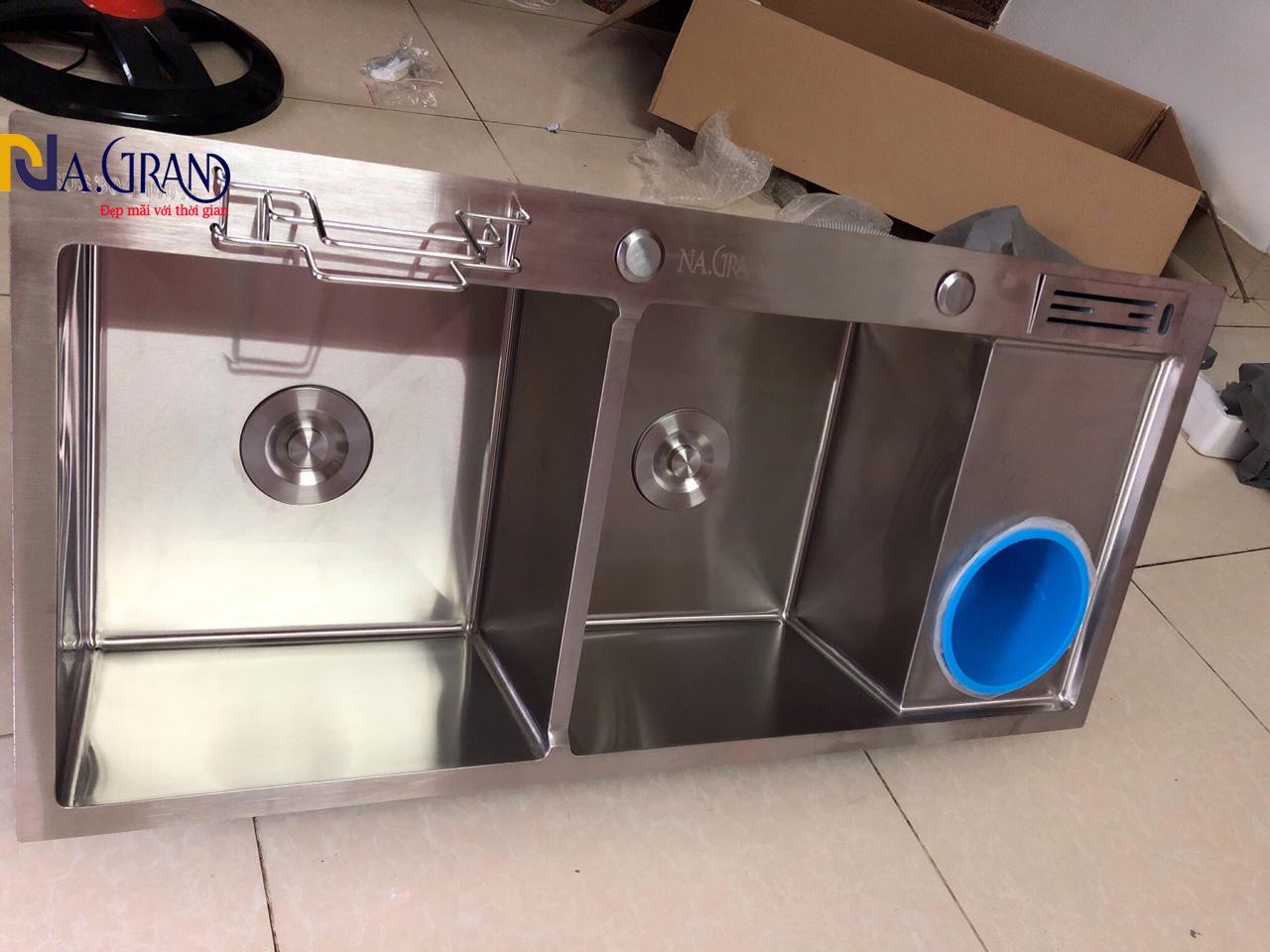 Combo 4 Sản Phẩm Chậu Rửa Chén Bát INOX 304 N3-10048