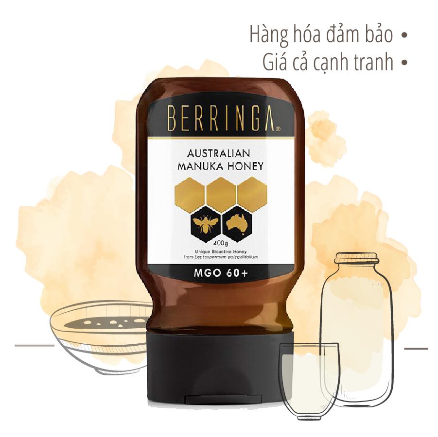 Mật ong Manuka Berringa MGO 60+ 400g