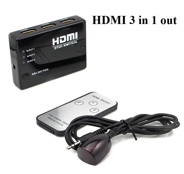 Bộ gộp HDMI 3in1out HDMI31