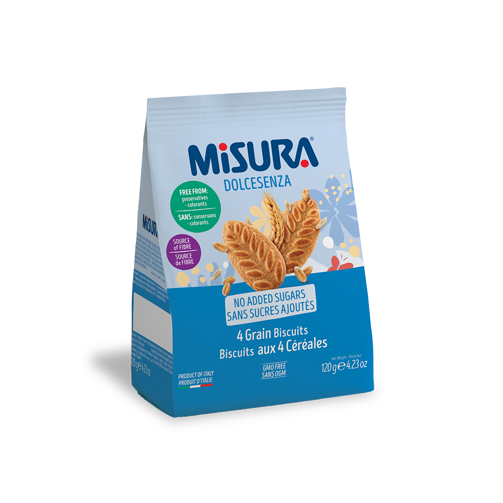 Bánh quy 4 loại ngũ cốc Misura gói 120g