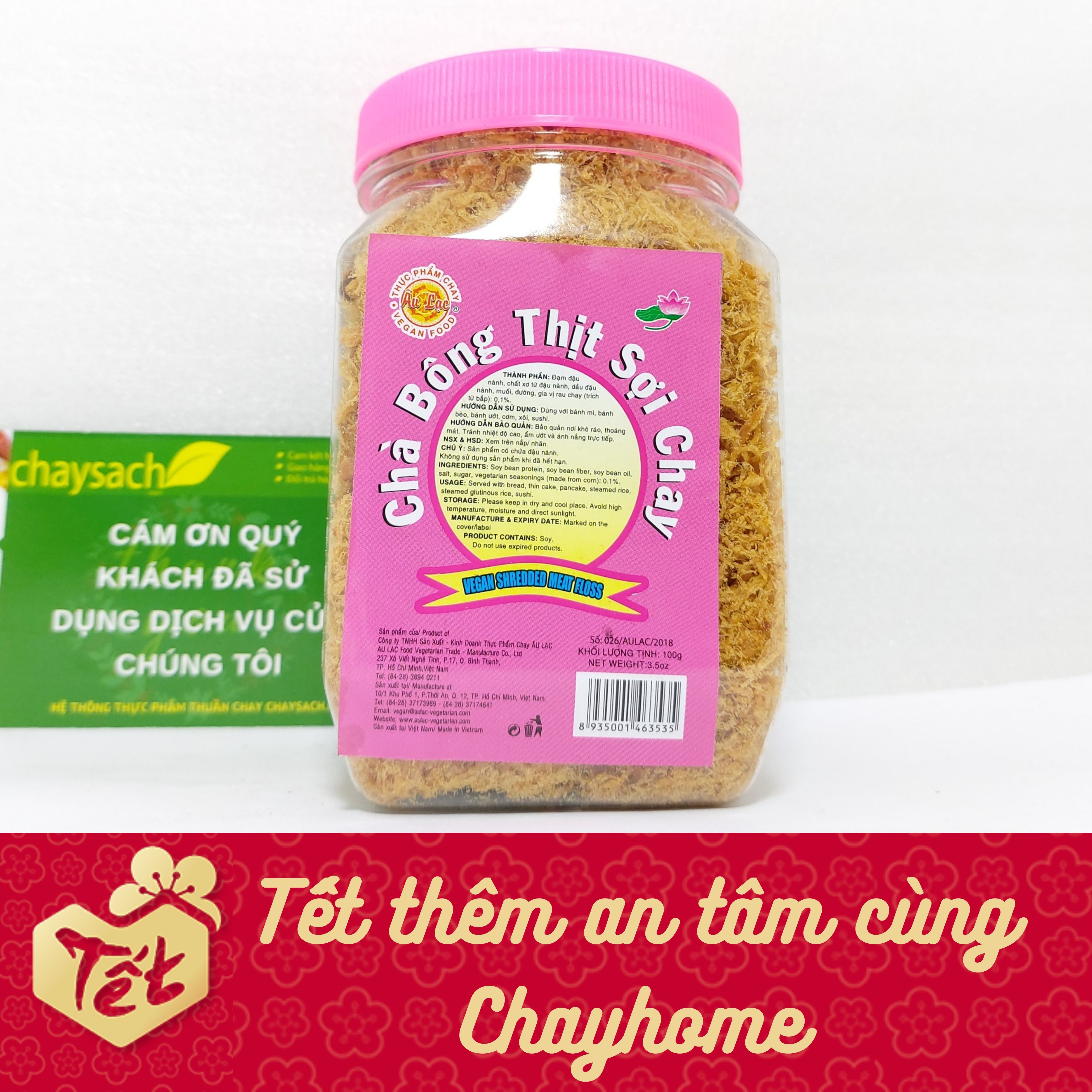 Chà Bông Thịt Sợi Chay Âu Lạc 100g