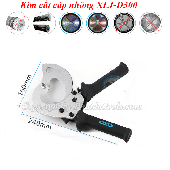 KÌM CẮT CÁP NHÔNG XLJ-D300