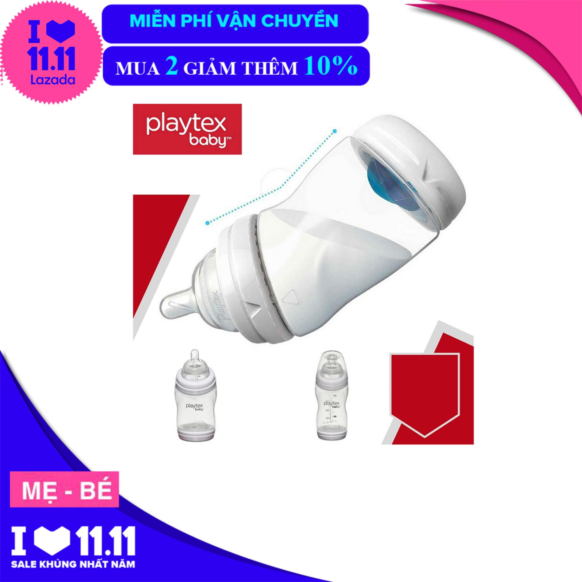 Bình sữa cổ rộng Playtex 266ml