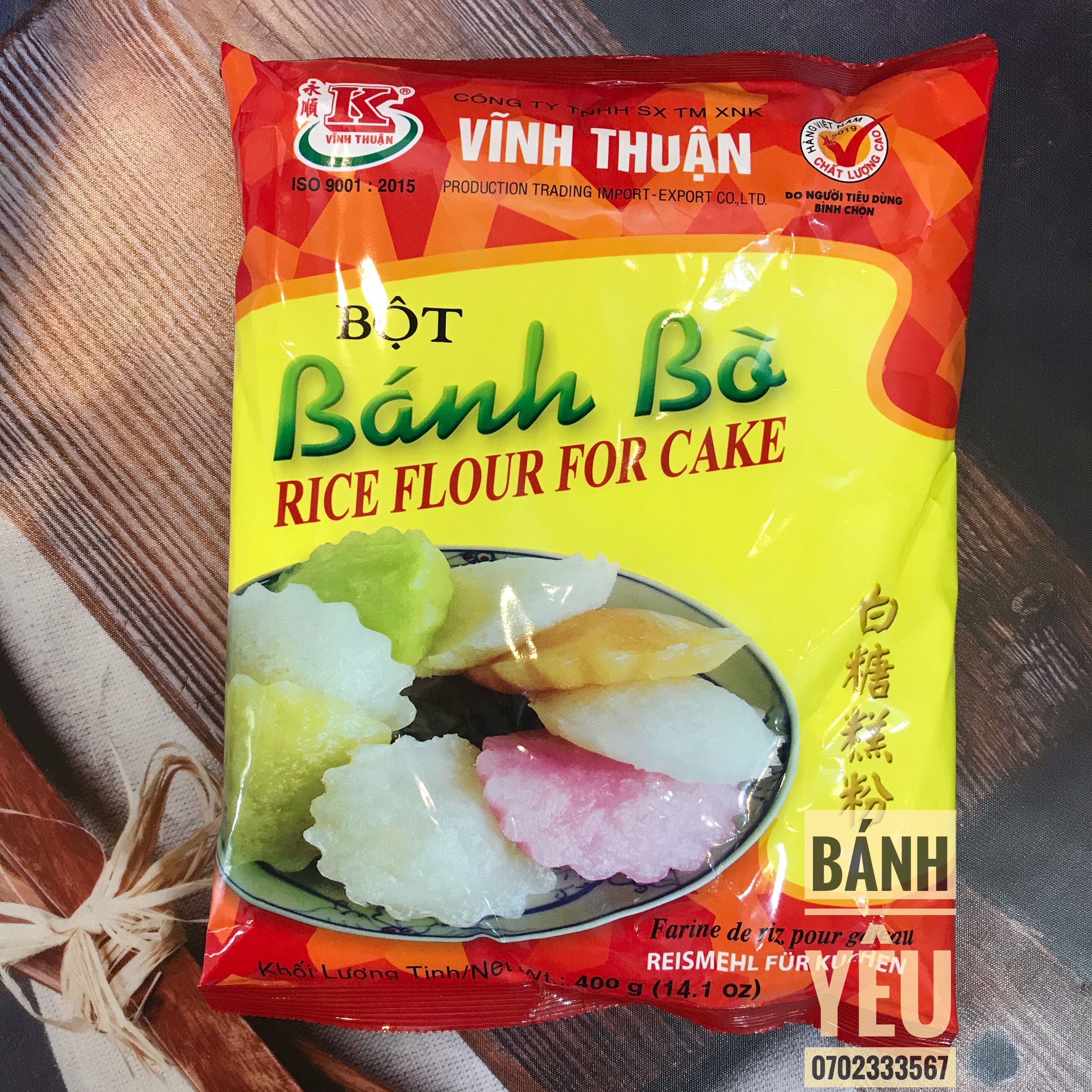 Bột bánh bò Vĩnh Thuận 400g