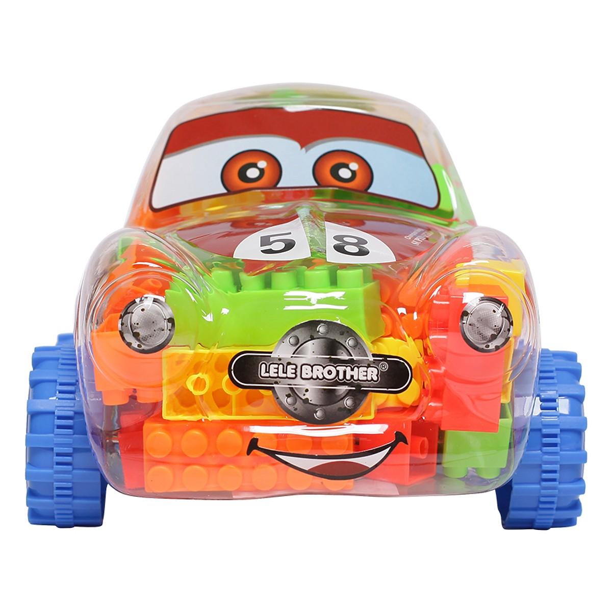 Đồ chơi lắp ráp xe du lịch Racing Car Lele Brother 8166-8 - 8166-8