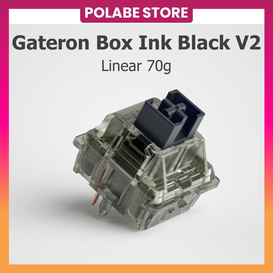 Gateron INK BOX BLACK v2 Switch Công Tắc Bàn Phím Cơ Gat INK BOX PINK