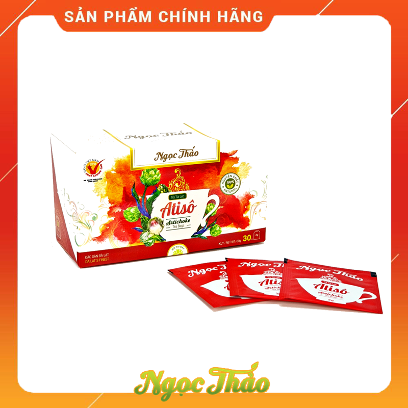 Hộp trà Atiso Ngọc Thảo 30 túi