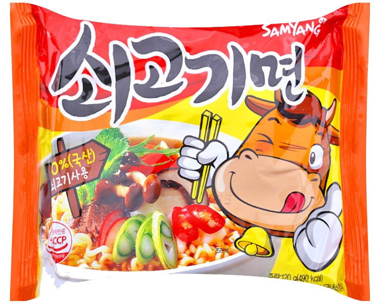 Mì SamYang bò 120g combo 10 gói