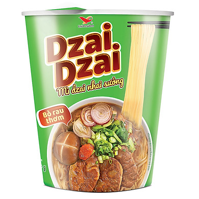 Mì Dzai Dzai Bò Rau Thơm Thùng 24 Ly