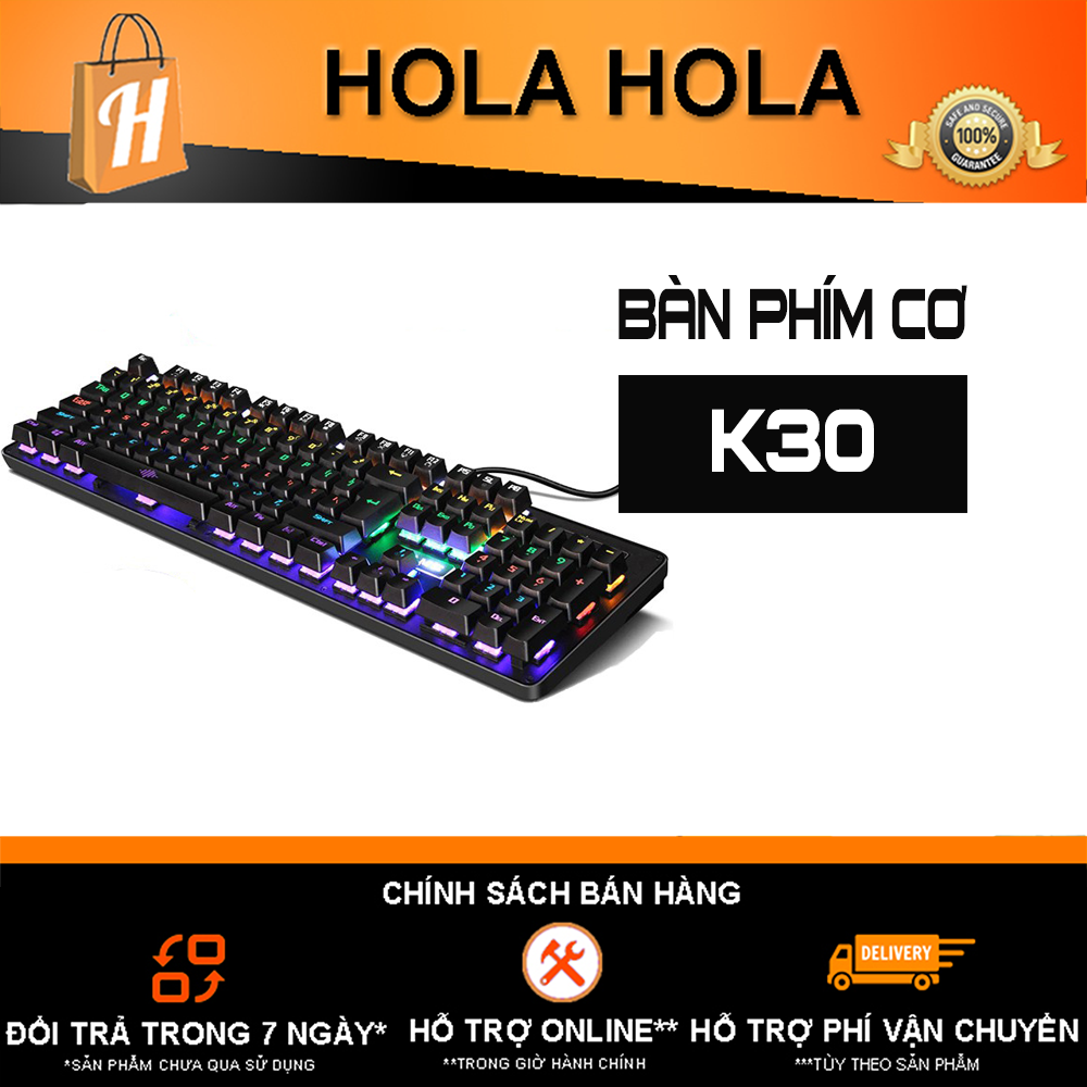 Bàn phím cơ chuyên game Urban Radius K30 (CK104)