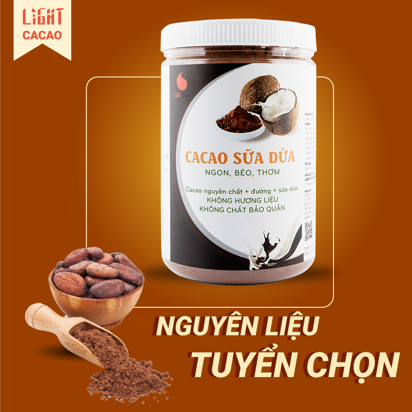 Bột Cacao sữa Light 550g