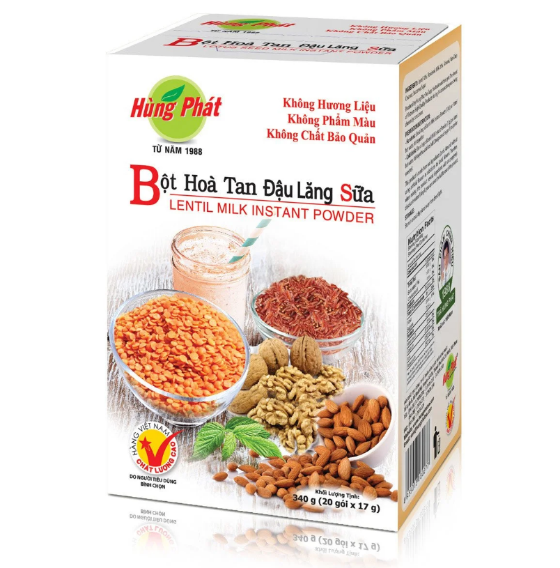 Bột Đậu Lăng Sữa Hùng Phát