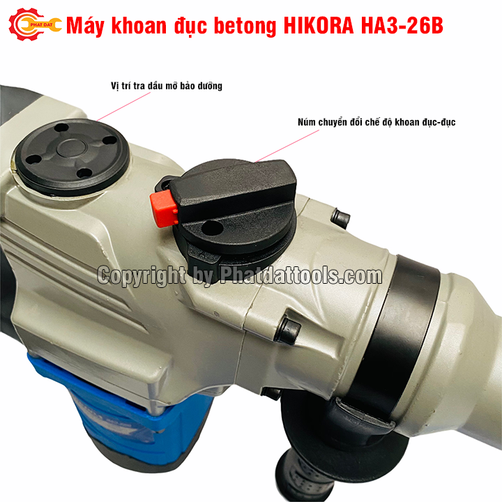 MÁY KHOAN ĐỤC BETONG HIKORA HA3-26B