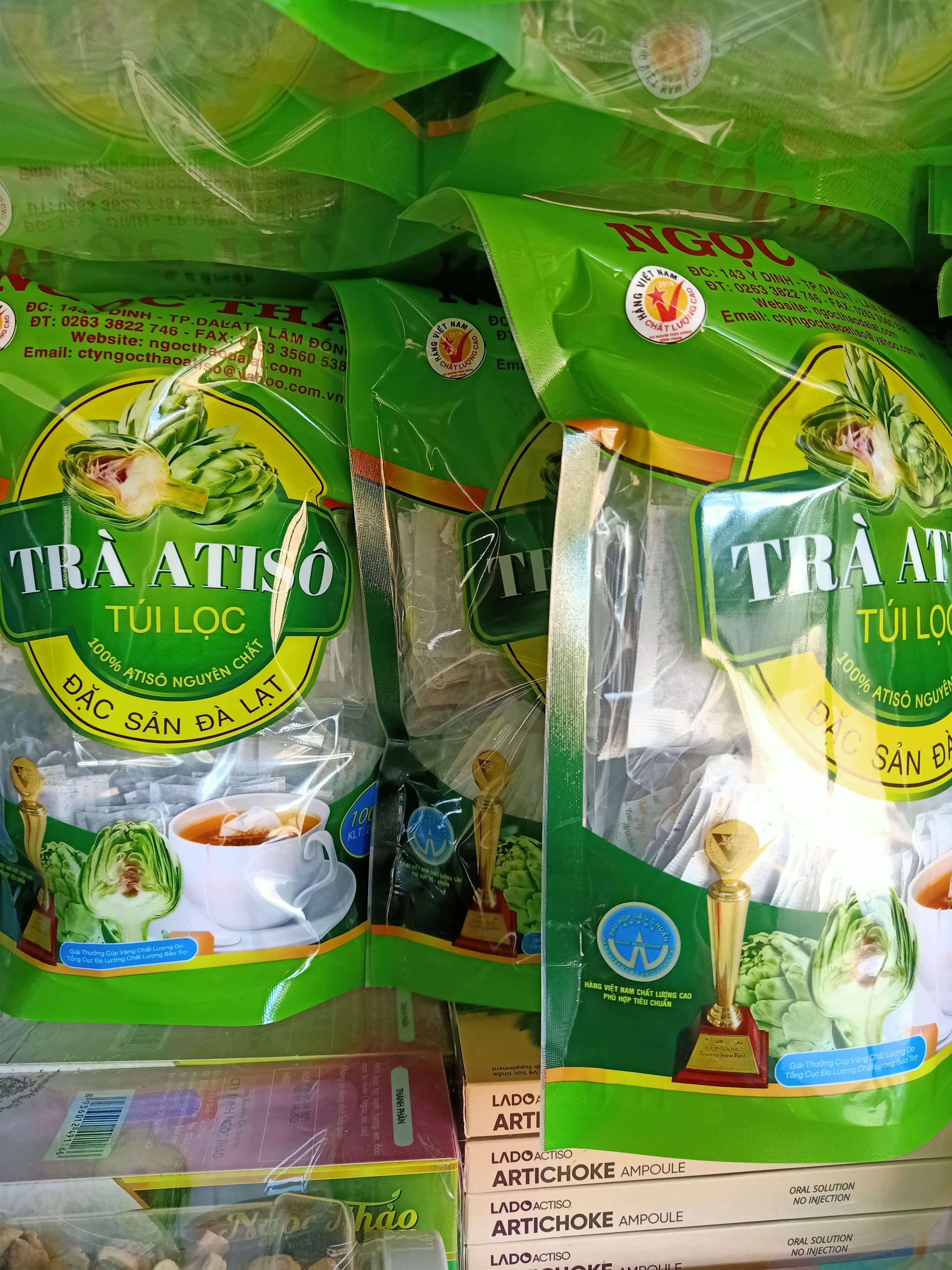 Trà Atiso Ngọc Thảo 100 túi lọc combo 2 gói