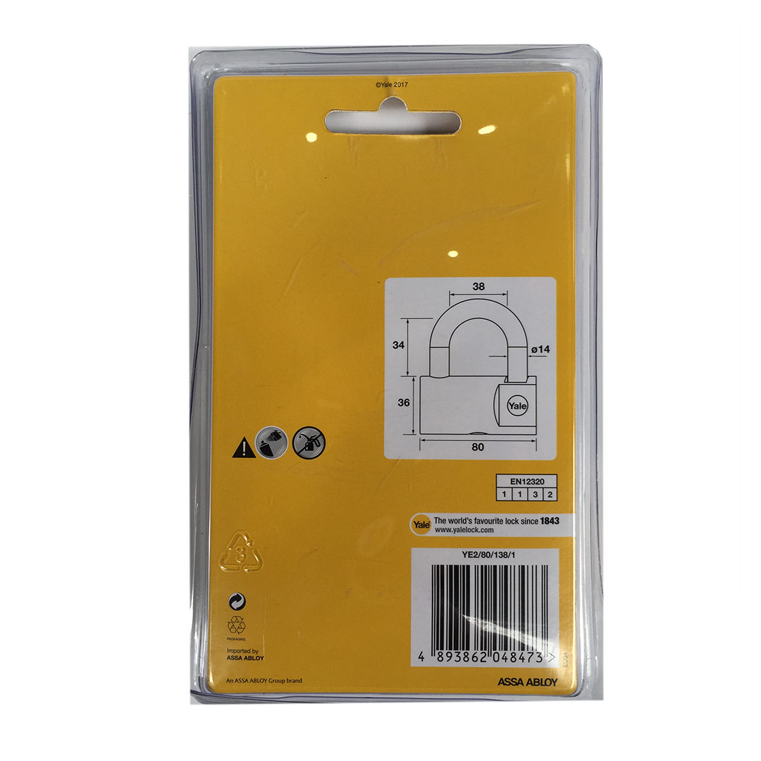 KHÓA BẤM YALE YE2/80/138