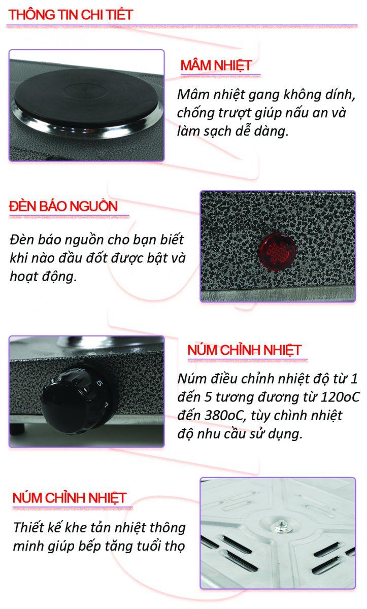 Bếp điện Mishio MK144