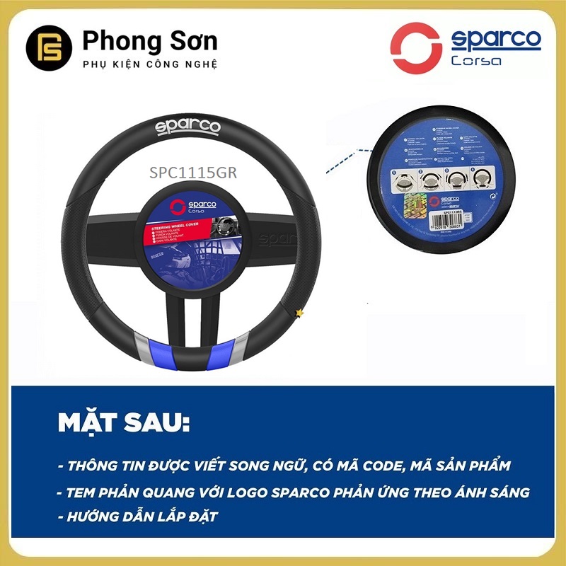 Bọc vô lăng SPARCO SPC1115