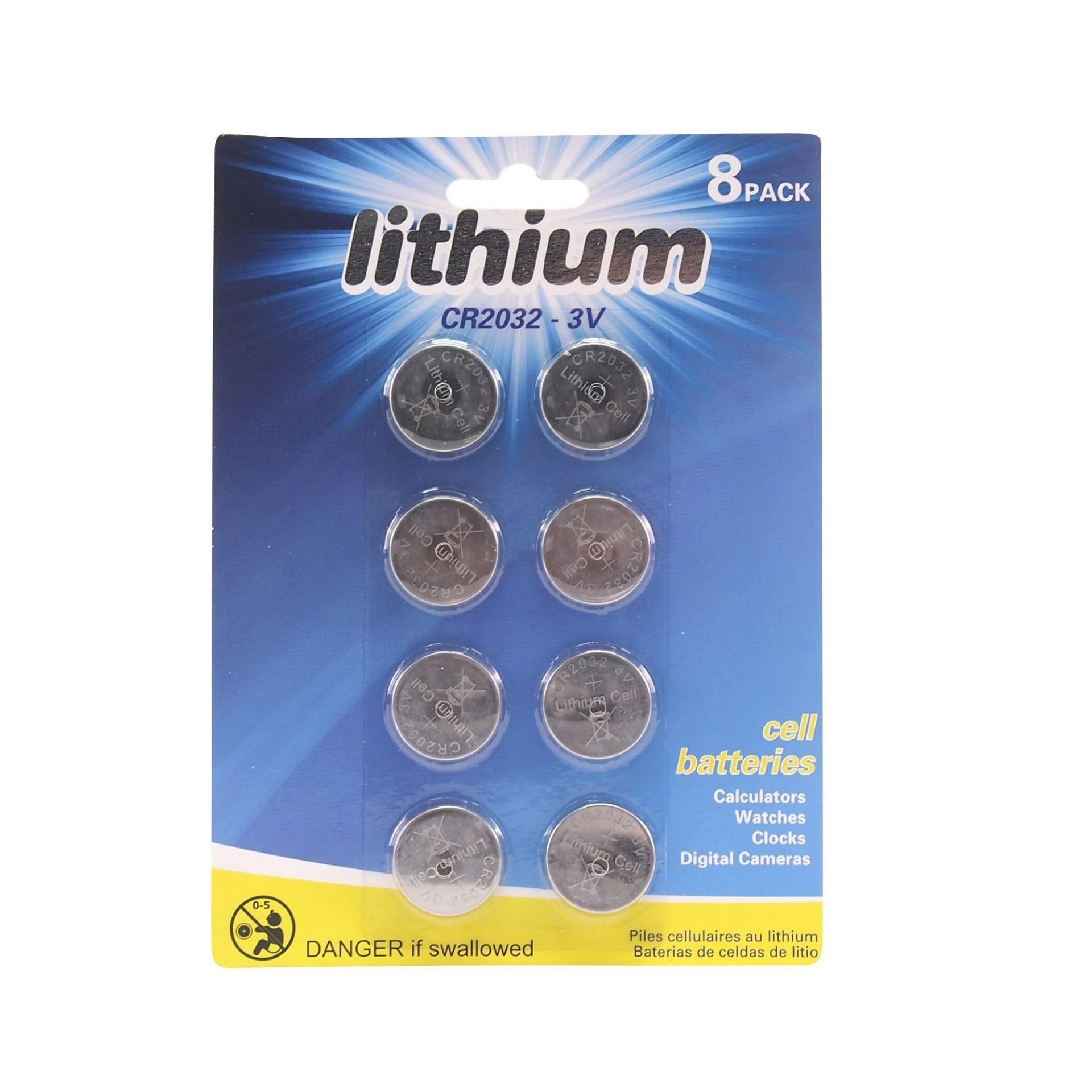 Bộ 8 pin lithium CR2032 UBL IB0082