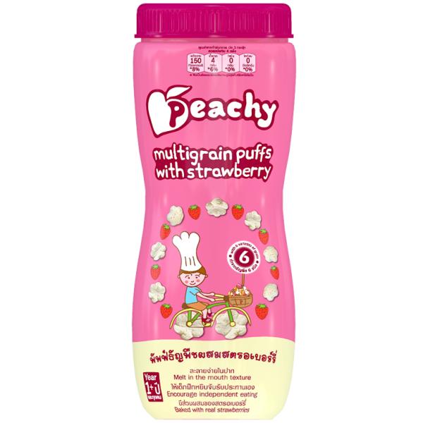 Bánh ngũ cốc với dâu Peachy 40g