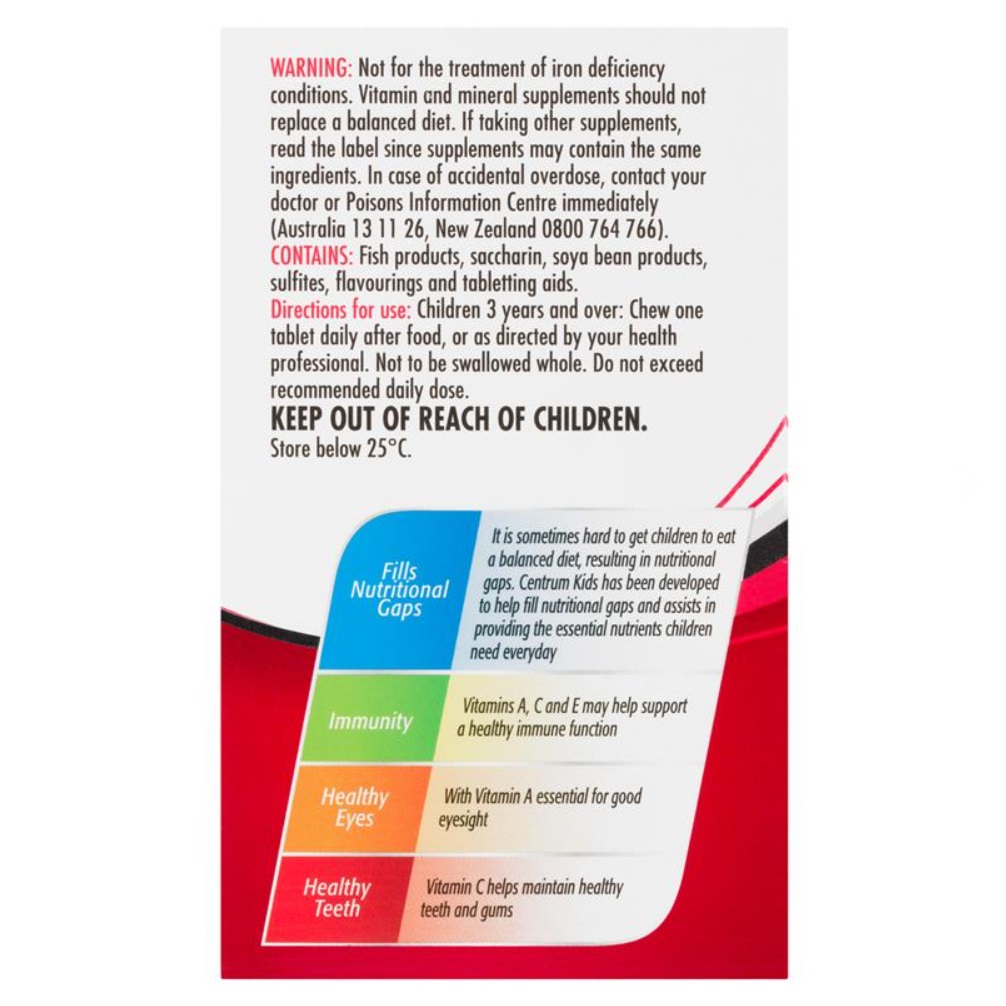 Centrum Kids Multi Vitamin 60 viên