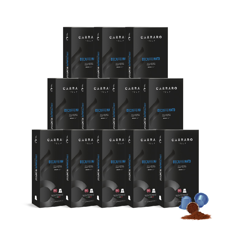 Cà phê viên nén Carraro Decaffeinato