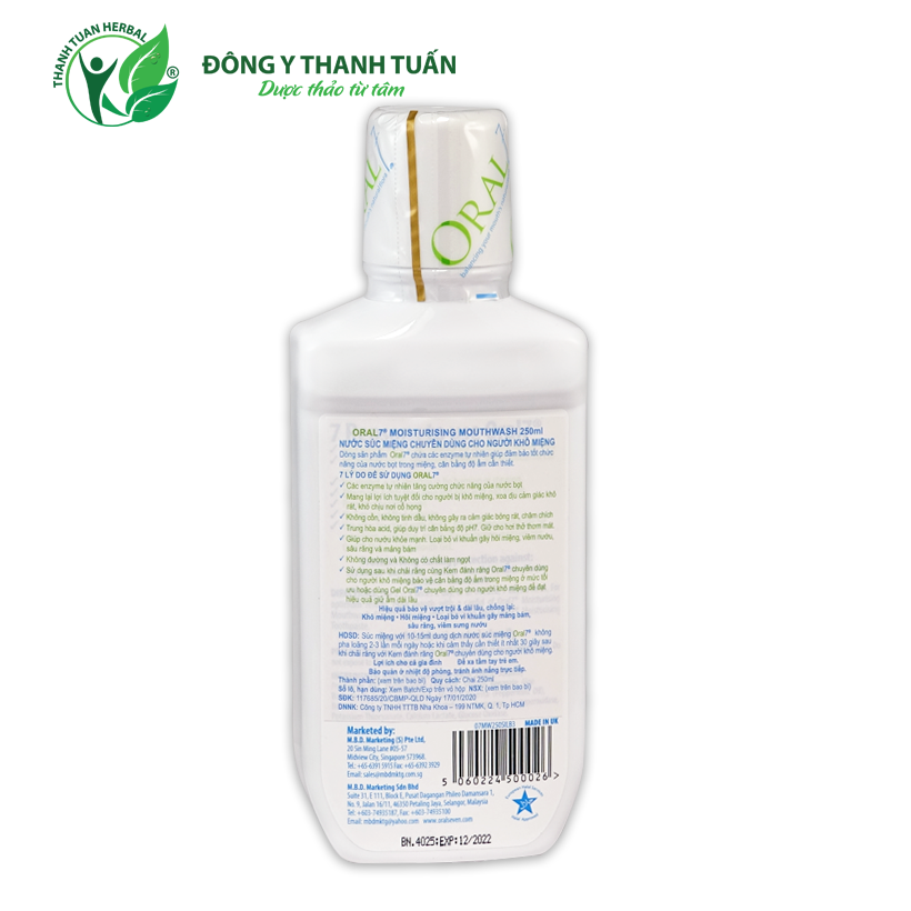 Nước súc miệng Oral7 250ml