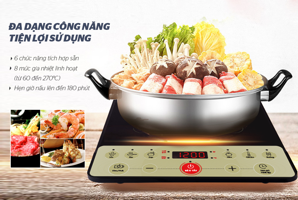 Bếp điện từ Sunhouse SHD6152