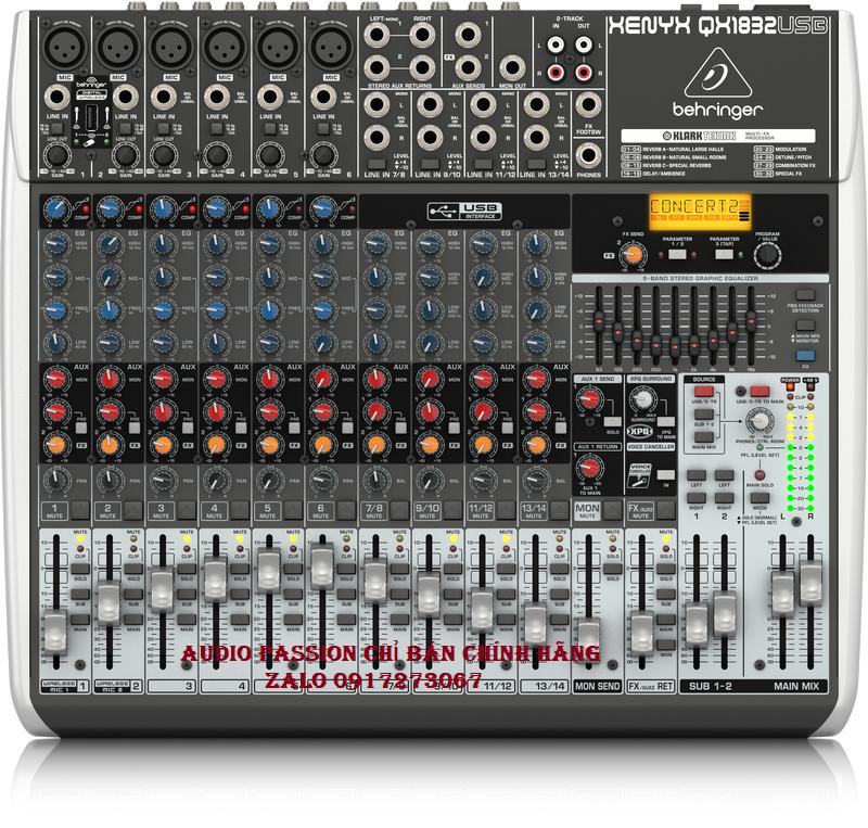 Bộ trộn âm thanh 18 kênh BEHRINGER QX1832USB