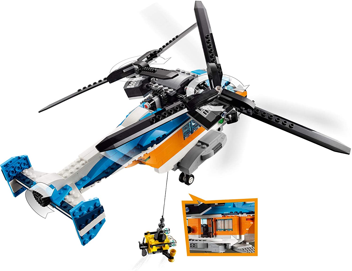 LEGO CREATOR 31096 Trực Thăng Cánh Quạt Kép