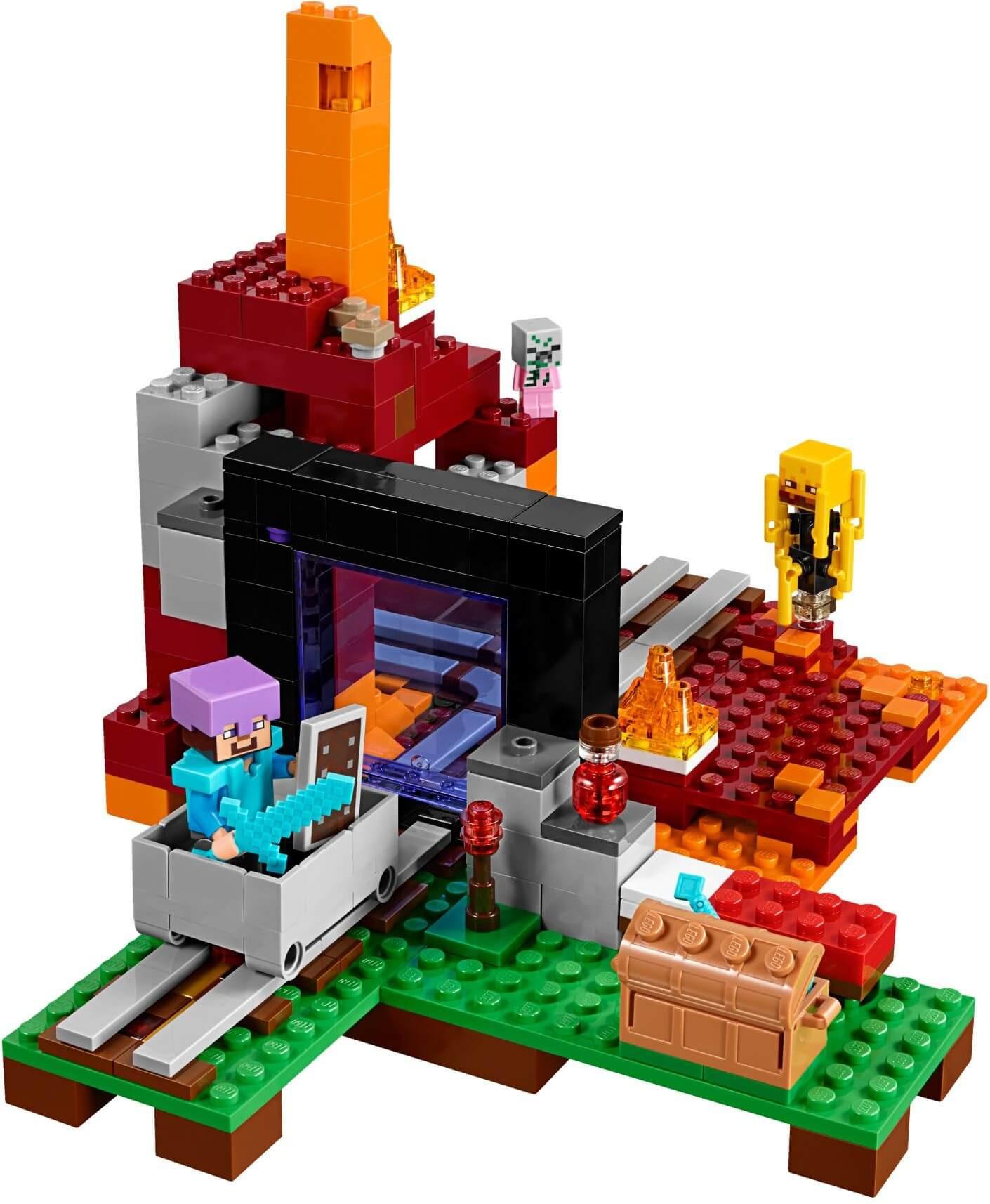 Đồ chơi lắp ráp Lego Minecraft 21143 - Cánh Cổng Địa Ngục