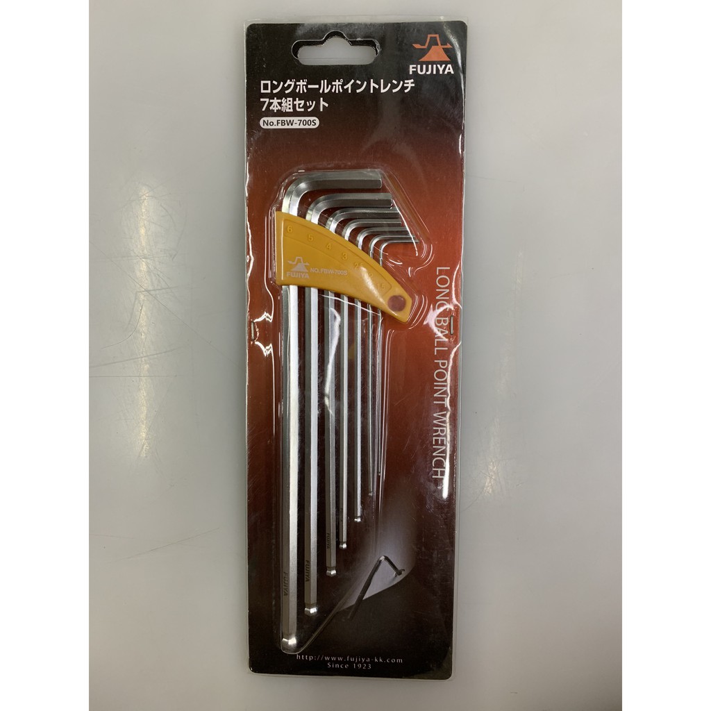 Bộ vặn lục giác cán dài đầu tròn Fujiya FBW-700S