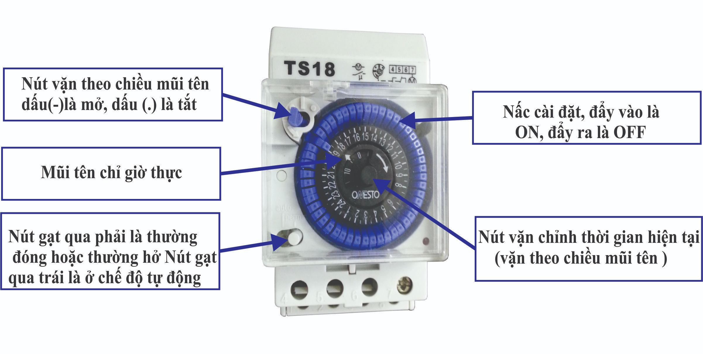 Công tắc thời gian Kawa TS18