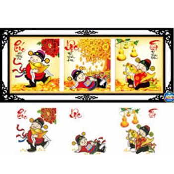 Tranh gắn đá DZ-299 - 134x50