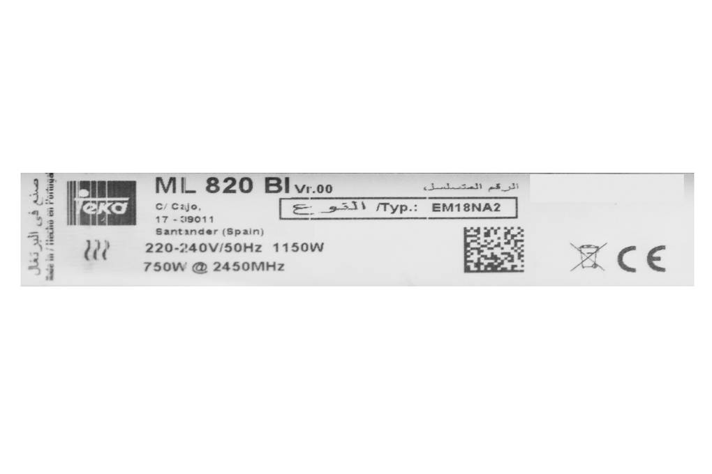 Lò vi sóng Teka ML 820 BI