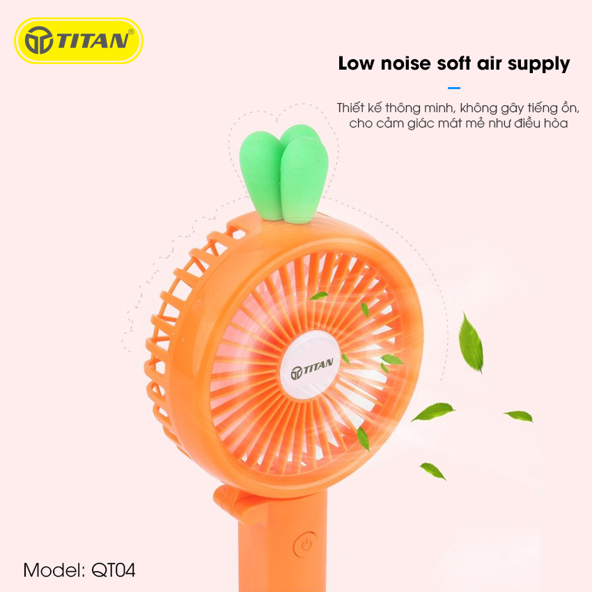 QUẠT CẦM TAY MINI TITAN QT04