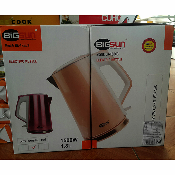 Ấm siêu tốc Bigsun BK-18BC3 1.8L